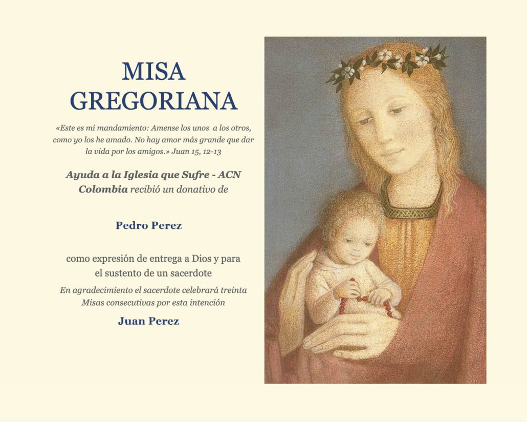 Misas Gregorianas